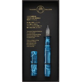 Teranishi Chemical Industry GLAA-PE Guitar Glass Pen with Cap Aurora Peacock Blue