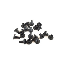 Gun Guy Gear Holster Screws - Chicago Screws - Leathercraft - Black Finish - 10 Pk (1/2" - Single 10 Pack)