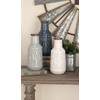 Deco 79 38931 Bottle-Shaped Ceramic Vases, 5" x 11", Gray/Blue/White/Brown