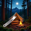 Mini Crank Crowbar, Stainless Steel Mini EDC Pry Bar Keychain