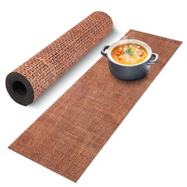 Trivet Table Runner Hot Plates Mat 12 X 40 Inch Heat Resistant Table Protector Waterproof Decorative Farmhouse Kitchen Trivets Counter Heat Proof Placemats for Hot Dishes (Linen)