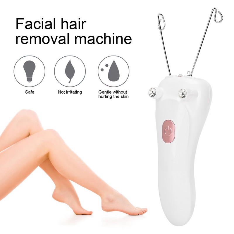 USB Charging Electric Cotton Thread Epilator Facial Body Hair Removal