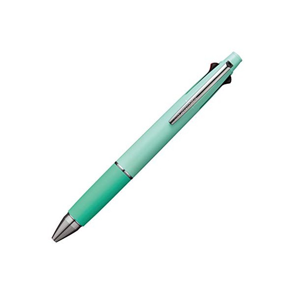 Uni Jetstream Multi Pen 4 and 1, 0.5mm Ballpoint Pen (Black, Red, Blue, Green) and 0.5mm Mechanical Pencil, Pale Green (MSXE5100005.52)