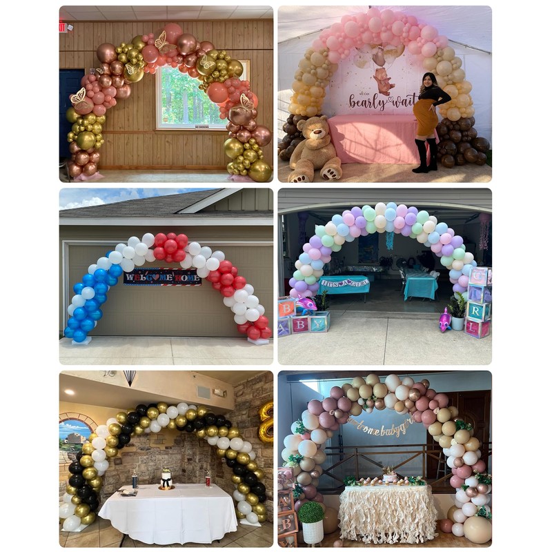 YALLOVE 21ft Balloon Arch Stand Kit, Free Combination in Width