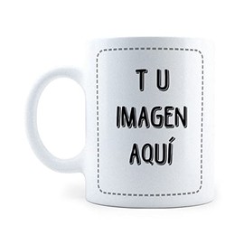 LISE GRAPHIX | Taza Personalizada Con tú Imagen, Logo o Frase, | Taza de Cerámica | Un bonito Regalo Original para Todo Momento | Ideal Para Casa u Oficina