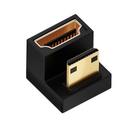 Universal U Shape Mini HDMI Male To HDMI Female Adapter 8K HDMI To 180 Degree Converter p