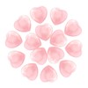 UICCVOKK 10 Pcs Rose Quartz, Rose Quartz Crystals, Heart of Stone,Healing Crystals, Worry Stones, Gemstones,Energy Balancing Pocket Meditation Gem Stones for Women Pink Gifts