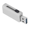 USB Flash Portable White Plastic Push Pull Flash Disk for