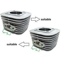 CDHPOWER-G2 Racing Reed Valve Kit -Compatible with Cylinders with 40mm and 32mm Stud Spacing - 2 in1-66CC/80CC Gas Motorized Bicycle RSE