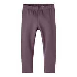 NAME IT Girls' Basic Leggings with Brush Effect, Arctic Dusk