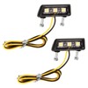 2 Pack LED Universal 12V Waterproof Motorcycle License Plate Light