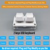 2 Key Gaming Keyboard Custom DIY Red Shaft Mini Mechanical