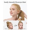 Slick Back Hair Brush, Hair Wax Stick Set - Boar