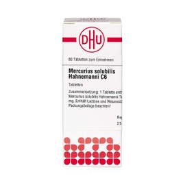 DHU Mercurius solubilis Hahnemanni C6 Tablets, Pack of 80 Tablets