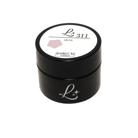 LinoGel Reno Gel Color Gel Skin Color 311 Gel Nail Made in Japan Cosmetics Registration Compatible with LED and UV Light 0.2 oz (5 g) Professional Nail Beige Gurege Single Item