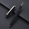 Hong Dian 517D - Pluma estilográfica, color negro mate, Punta