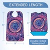 EpoBob 3 Pack Adult Bibs with Crumb Catcher, Washable and