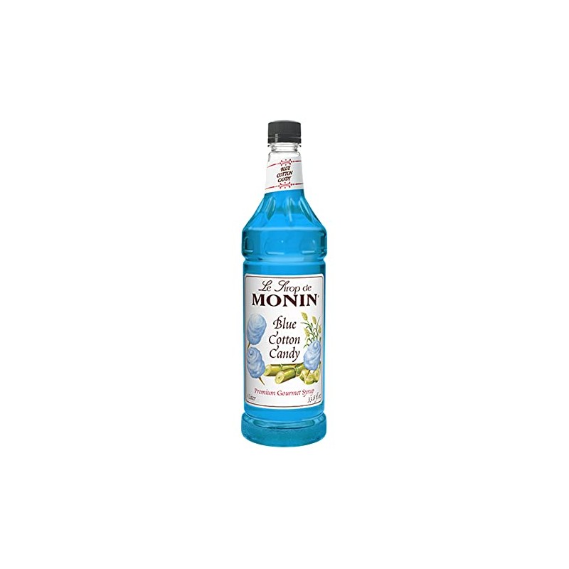 Monin - Blue Cotton Candy | Premium Syrup for Lemonades,