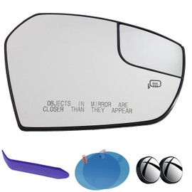 EAP Passenger Side Mirror Glass Compatible with Ford Escape 2017-2019, Heated GJ5Z17K707A GJ5Z17K707B FO1325172 FO1325173