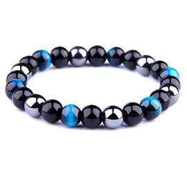 Deelfel Power Stone Bracelet, Women's, Men's, Romance, Evil Protection, Prayer Beads, Tiger Eye Bracelet, 7.5 inches (19 cm), Mala Bracelet, Money Luck, Money/Money/Money/Money/Money/Money/Money/Money/Money/Money/Money/Money/Money/Money/Money/Money/Money