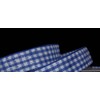 1 Pcs 1 1/2"W Gingham Plaid Wired Ribbon Royal Blue