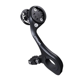 CYCLAMI M6 Front Bike Mount for Garmin, iGPSPORT, XOSS, CooSpo, Magene, CYCPLUS Computer, GoPro, Light - Multi-Position Adjustable Extension Holder Fits 25.4/31.8mm Handlebars