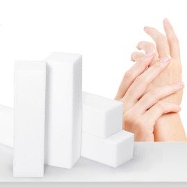 Polierblock für Nägel, 20 Stück, quadratisch, Schwamm, Nagelfeile, für Nagelstudios, Nail Art zu Hause