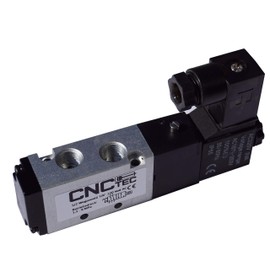 5/2 Way Pneumatic Valve 24 Volt 1/8 Inch 1.5-8 Bar 5/2 Way Solenoid Valve Industrial Quality