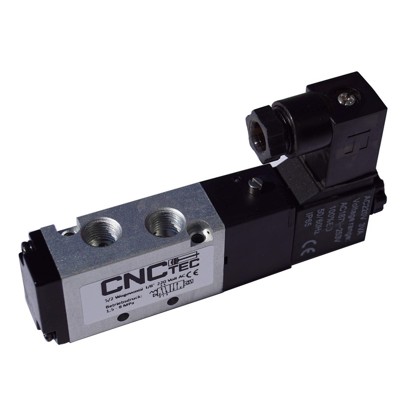 5/2 Way Pneumatic Valve 24 Volt 1/8 Inch 1.5-8 Bar