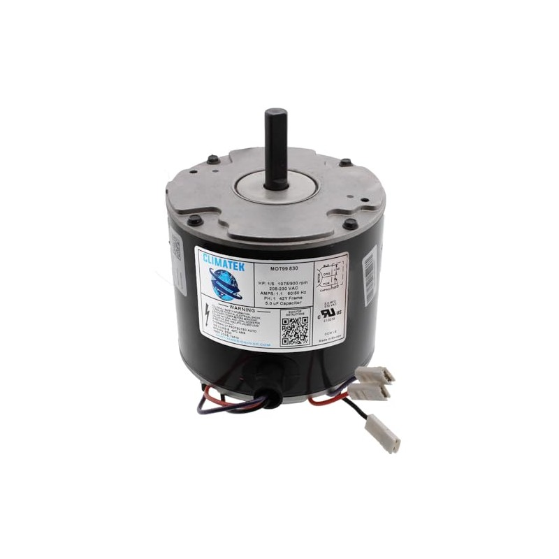 YFK-150-6 - ClimaTek Upgraded 1/5 HP Condenser Fan Motor Replaces