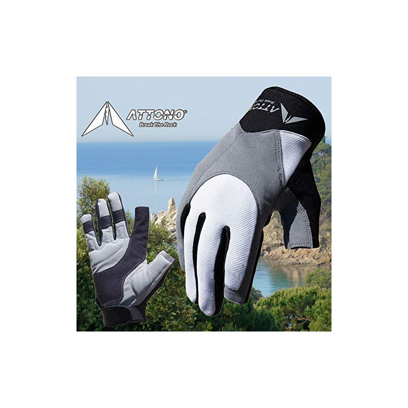 Attono Sailing and Watersport Gloves Sizes 6 - 11 Size:6