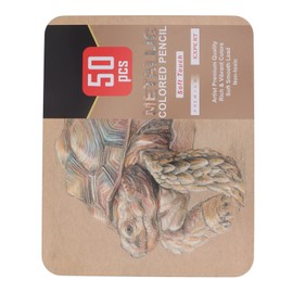 50 Metallic Pencils Set, Metallic Colouring Pencils for Professional Adult Artists Kids Drawing Sketching Colouring Books