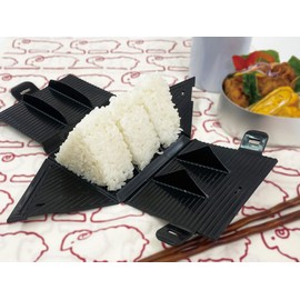 Save Industry Onigiri Zanmai (rice ball mold that makes 3 pieces at once, or rice ball case)