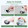 kurkip Universal Sink Plug 40 mm Chrome Drain Plug -