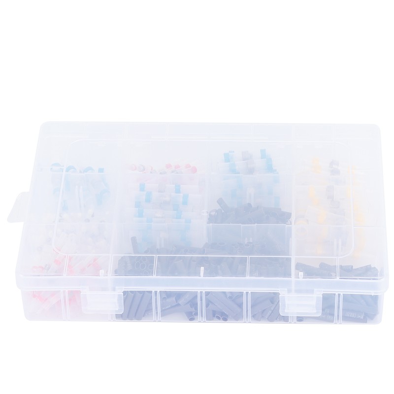 500pcs Heat Shrink Tube Butt Connectors Set Solder Seal Electrical