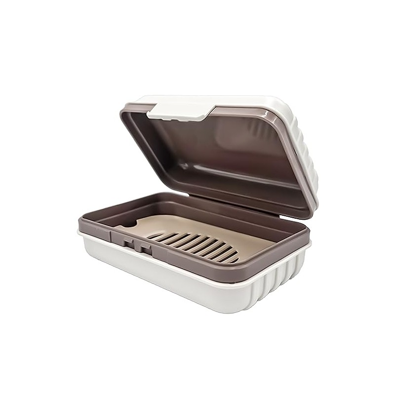 Jabón de Viaje, Bandeja de Jabón de Baño Portátil con
