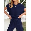 KIRUNDO Summer Sets Women 2 Piece Outfits Casual Ribbed Knit