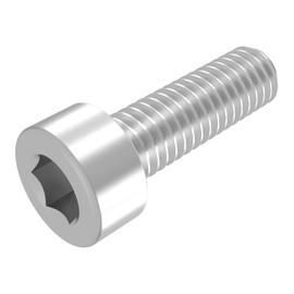 SECCARO 20 x M8 x 25mm Stainless Steel V2A VA A2 DIN 912 / ISO 4762 Hex Socket Cap Screws Fully Threaded