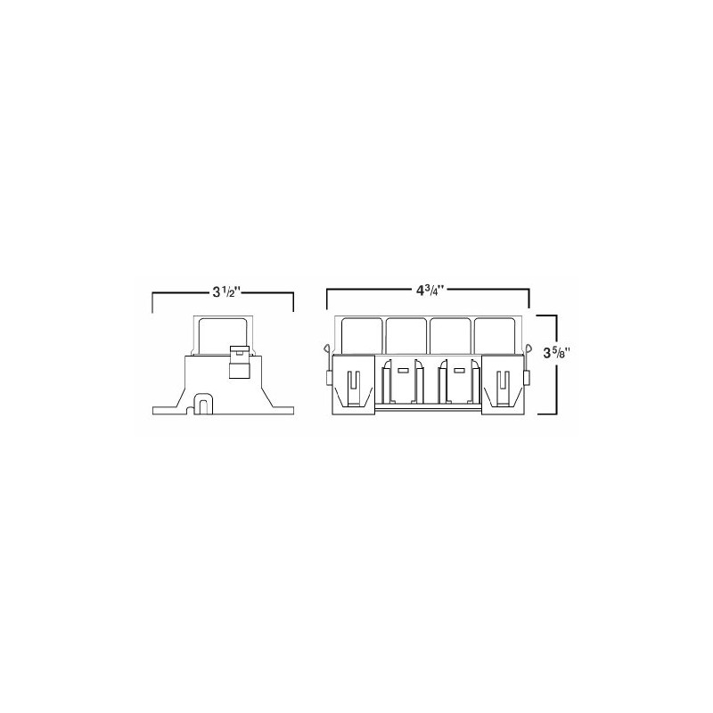 HELLA H84988001 4-Way Mini Relay Box Kit,Regular