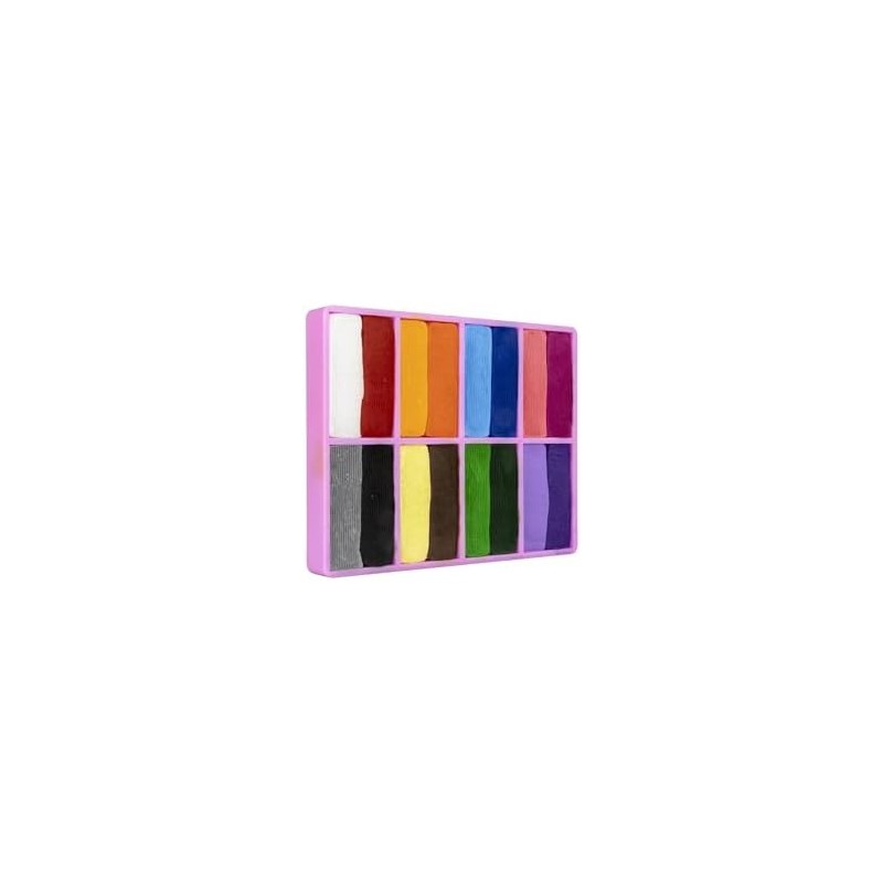 COLIBRIX, Paletita Duos, Maquillaje corporal base agua, Hipoalergenico 120g