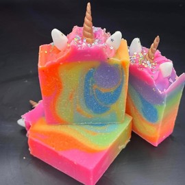 Handmade Goat Milk Soap - Scent: Rainbow Wish