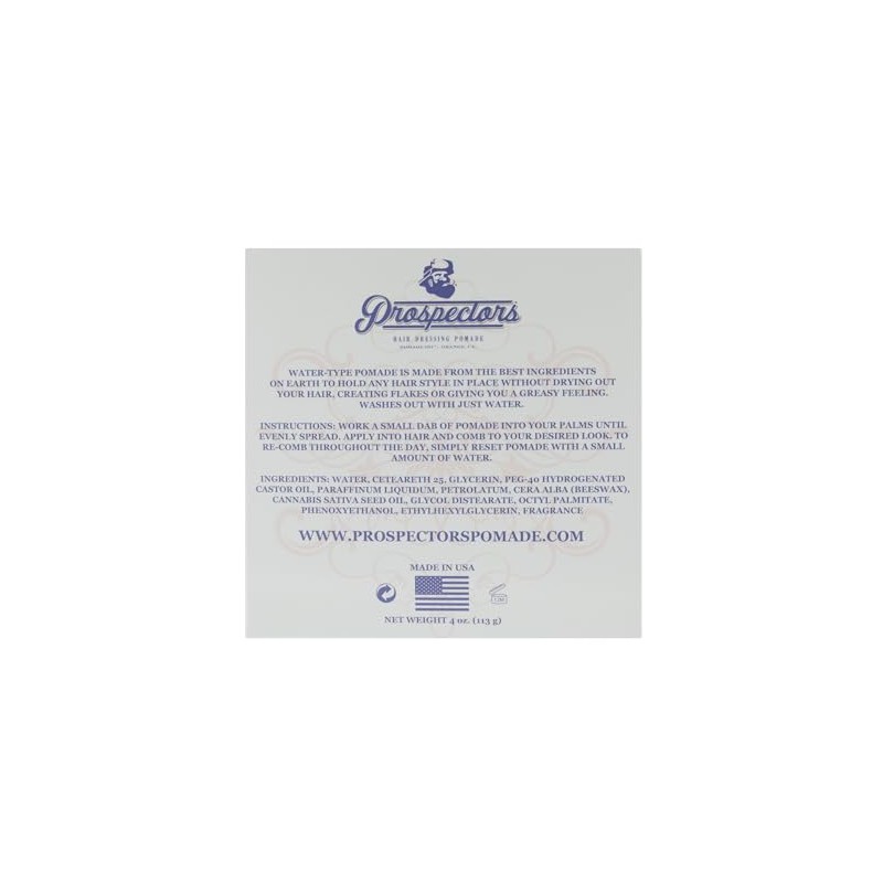 Prospectors Diamond Pomada Para El Cabello 4oz / 113g
