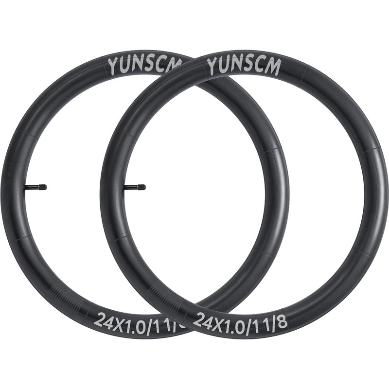 YunSCM 2pcs 25/28-540 24 inch Heavy Duty Inner Tube 24x1.0-1