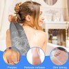GGUFAY Rückenbürste für Körperpeeling, Natürliche Dusche Körperbürste mit 2 GRIFFE,