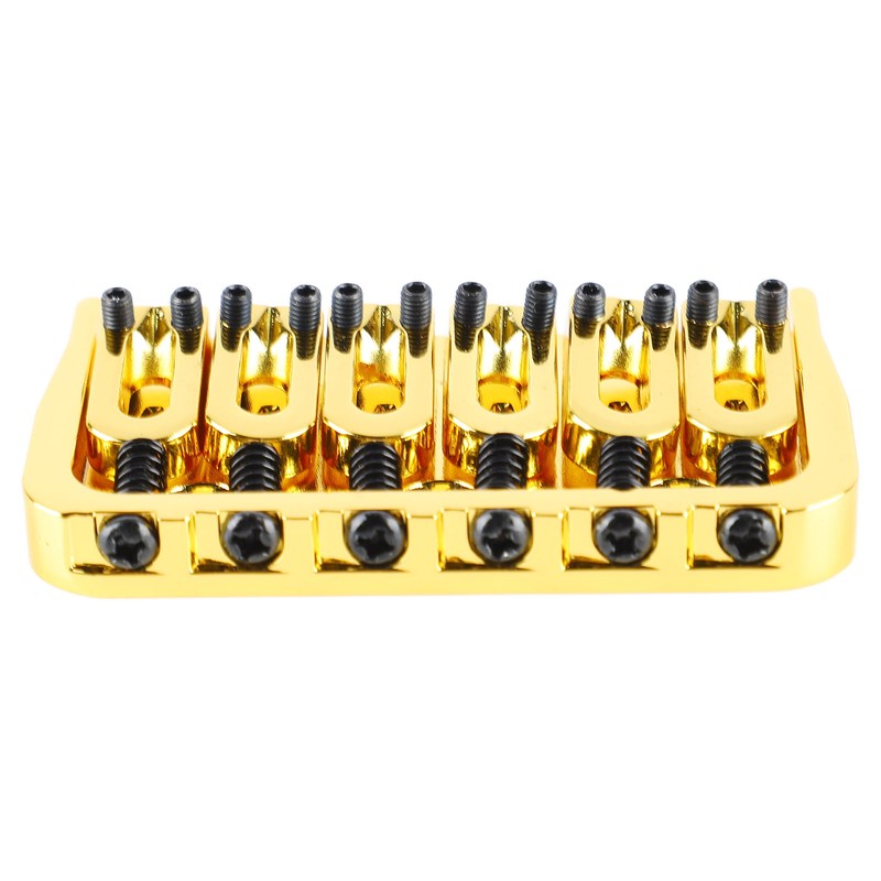 Electric Guitar Fixed Bridge Metal Adjustable Professional Guitar Fixed Bridge