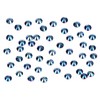 2880PCS Art Nail Rhinestones Non Hotfix Glue Fix Round Crystals