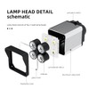 New Magnetic Work Light, 16W Magnetic Lathe Light, IP66 WaterProof