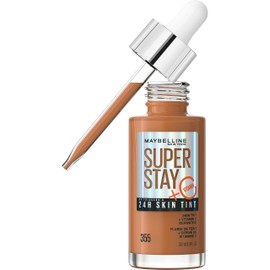 Maybelline New York Super Stay Up to 24HR Skin Tint, Radiant Light-to-Medium Coverage Foundation, Makeup Infused With Vitamin C, 335, 1 Count, Super Stay Tint 355, 1.0 ounces, 0.4542 fluid_ounces
