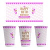 18th Birthday Paper Cups 24 Pack - 12 Oz (300