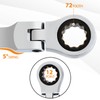 B4B BANG 4 BUCK 5/16 Wrench, Flex-Head Ratcheting Combination Wrench